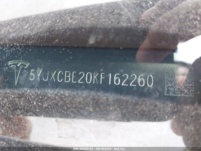 5YJXCBE20KF162260 Tesla Model X 100d/75d/long Range