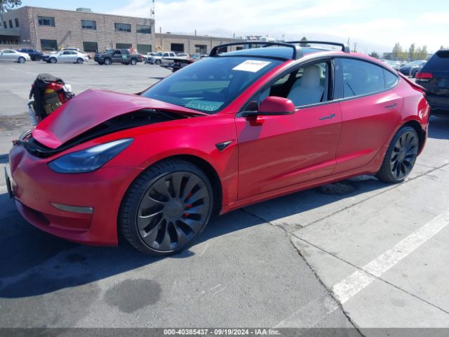 5YJ3E1EC6NF196624 Tesla Model 3 Performance Dual Motor All-wheel Drive