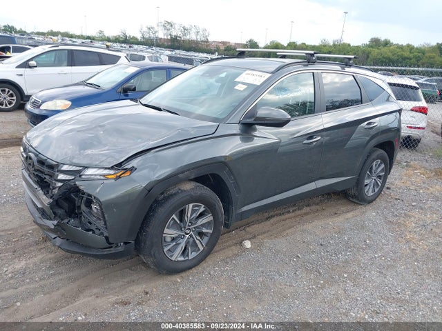 KM8JBCA14PU103475 Hyundai Tucson Hybrid Blue