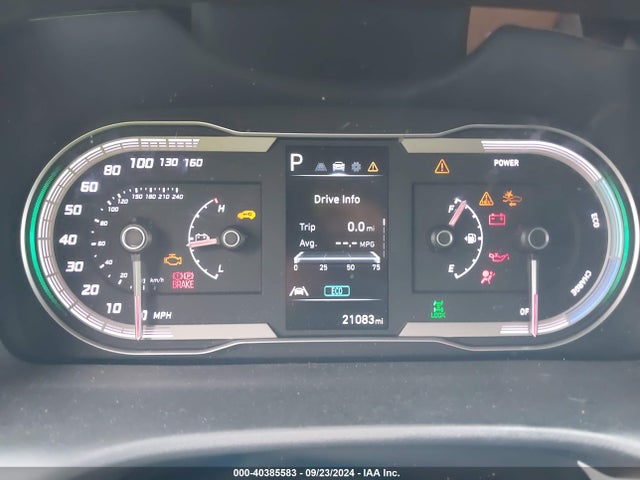 KM8JBCA14PU103475 Hyundai Tucson Hybrid Blue