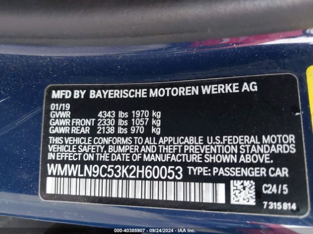 WMWLN9C53K2H60053 Mini Clubman Cooper S