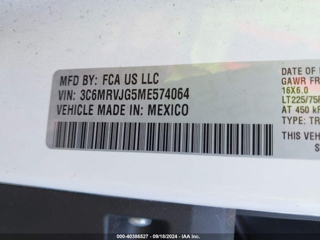 3C6MRVJG5ME574064 RAM Promaster 3500