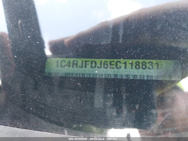 1C4RJFDJ6EC118831 Jeep Grand Cherokee Srt8