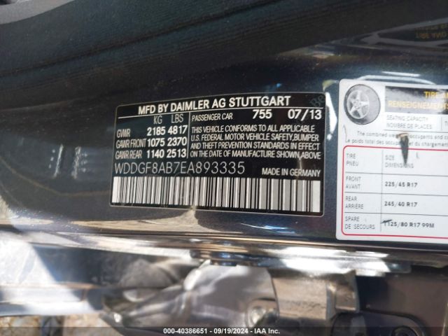 WDDGF8AB7EA893335 Mercedes-Benz C 300 Luxury 4matic/sport 4matic