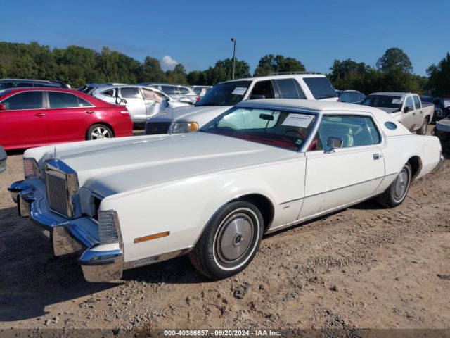 1975 LINCOLN CONTINENTAL 5Y89A801799       Photo 1
