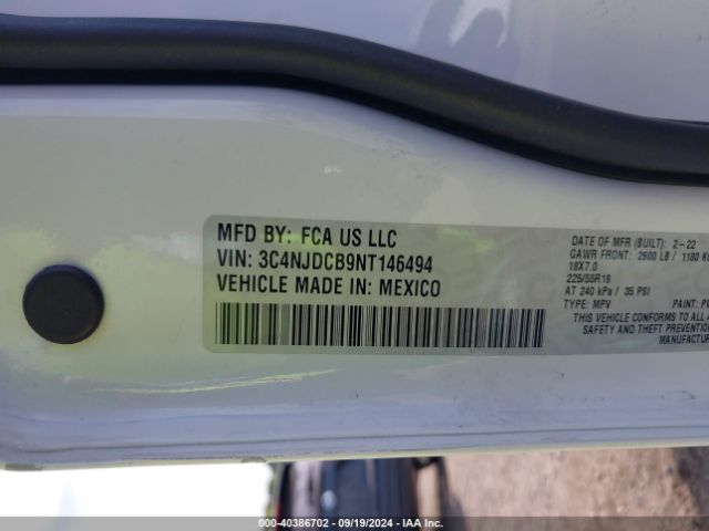 3C4NJDCB9NT146494 Jeep Compass Limited 4x4