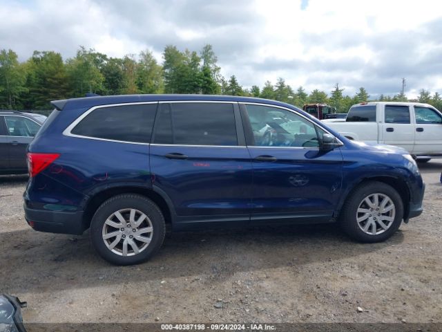 5FNYF6H18KB088138 Honda PILOT LX