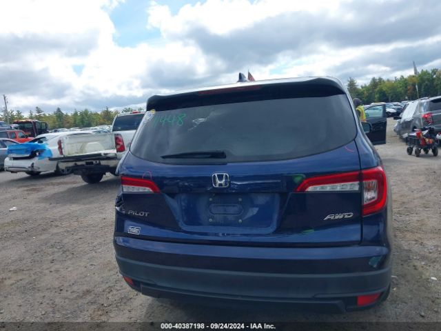 5FNYF6H18KB088138 Honda PILOT LX