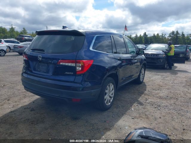 5FNYF6H18KB088138 Honda PILOT LX