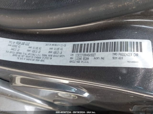 1C3CCCFB9HN509327 Chrysler 200 Touring