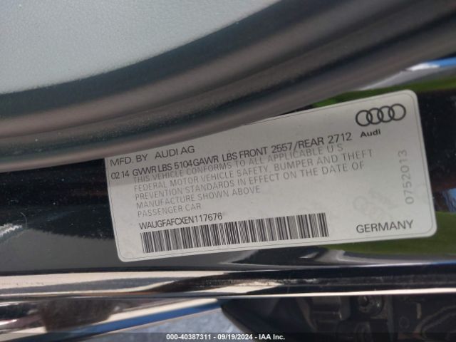 WAUGFAFCXEN117676 Audi A6 2.0t Premium