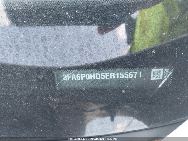 Ford FUSION SE 2014 3FA6P0HD5ER155671 Image 9