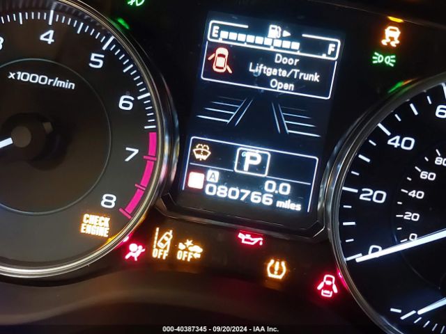 JF2GPADC9HH220594 Subaru Crosstrek 2.0i Premium
