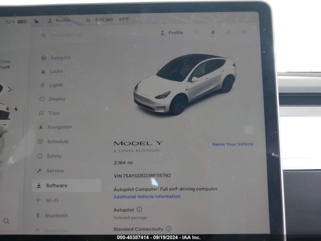 2024 TESLA MODEL Y 7SAYGDED3RF115792 Photo 6