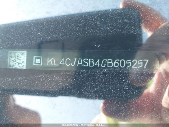 KL4CJASB4GB605257 Buick Encore