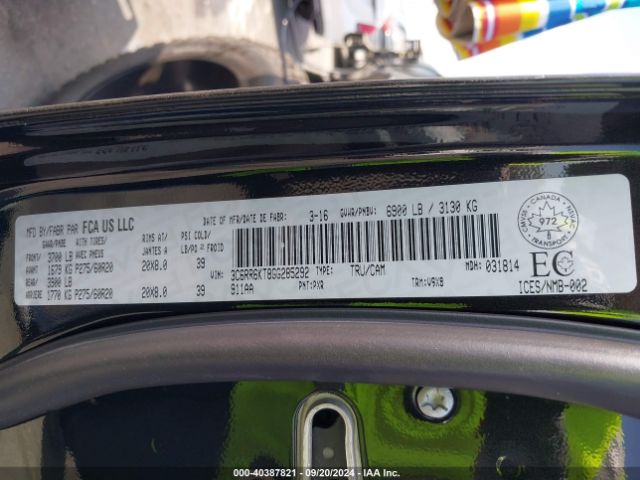 3C6RR6KT8GG285292 RAM 1500 St