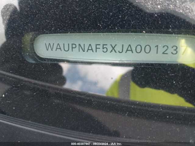 WAUPNAF5XJA001237 Audi A5 2.0t Premium