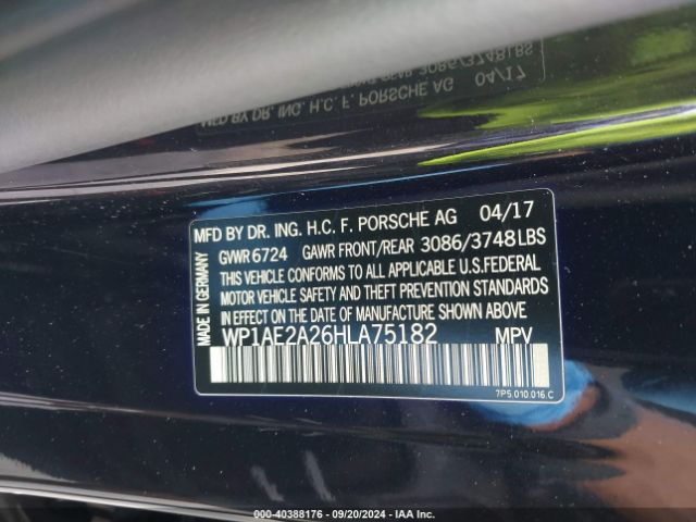 WP1AE2A26HLA75182 Porsche Cayenne E-hybrid S Platinum Edition