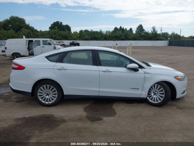 3FA6P0UU3ER254642 Ford Fusion Hybrid S