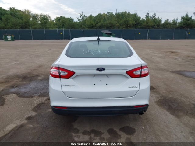 3FA6P0UU3ER254642 Ford Fusion Hybrid S