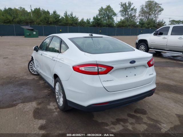 3FA6P0UU3ER254642 Ford Fusion Hybrid S