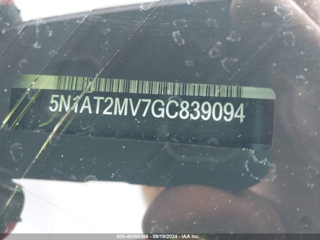 5N1AT2MV7GC839094 Nissan Rogue Sl