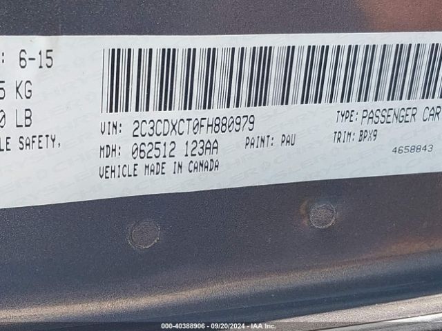 2C3CDXCT0FH880979 Dodge CHARGER R/T