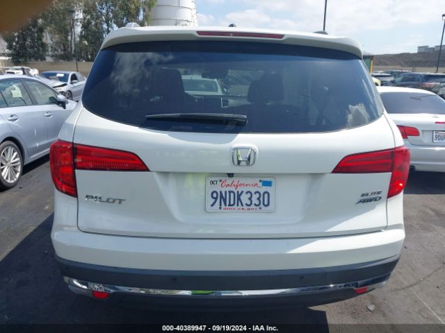 5FNYF6H07HB039061 Honda Pilot Elite
