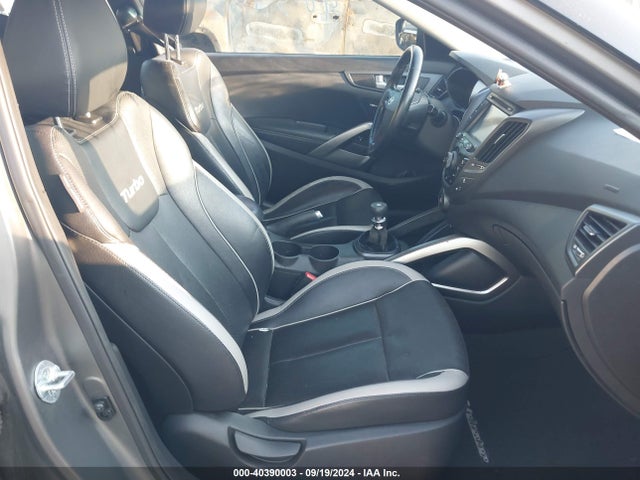 Hyundai Veloster Turbo W/black 2014 KMHTC6AE4EU201820 Image 5
