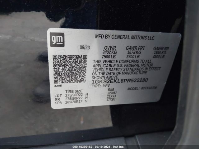 1GKS2EKL8PR522280 GMC Yukon 4wd Denali Ultimate