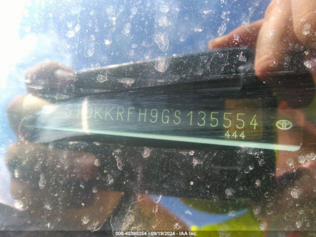 5TDKKRFH9GS135554 Toyota Highlander Xle V6