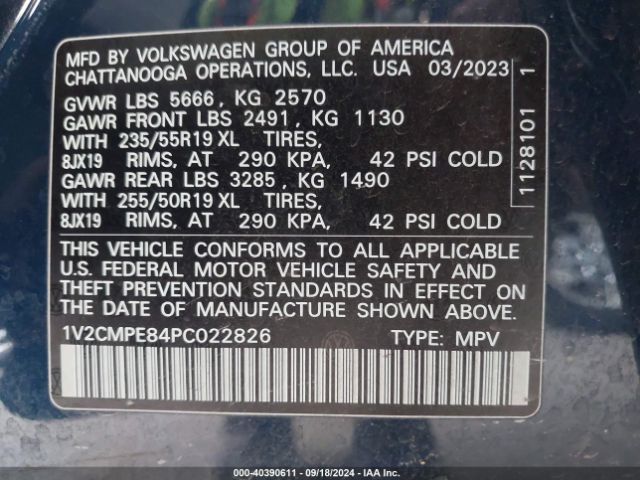 1V2CMPE84PC022826 Volkswagen ID.4 PRO