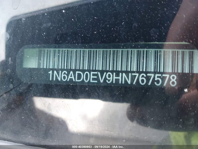 Nissan Frontier Sv 2017 1N6AD0EV9HN767578 Image 9