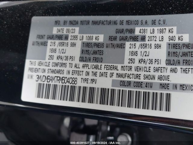 3MVDMBAM7RM604088 Mazda Cx-30 2.5 S
