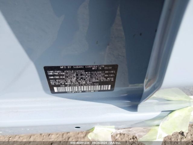 JF2GTAEC3LH261788 Subaru Crosstrek Premium