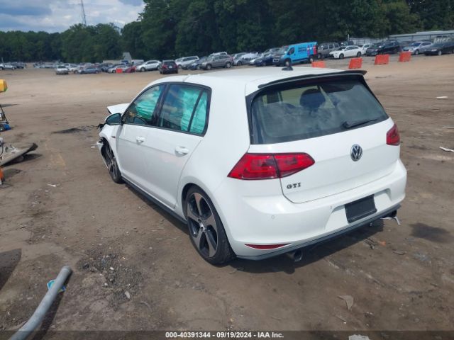 3VW4T7AUXFM069798 Volkswagen Golf Gti 2.0t Autobahn 4-door