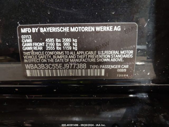 WBA3B3C55EJ977388 BMW 328i Xdrive