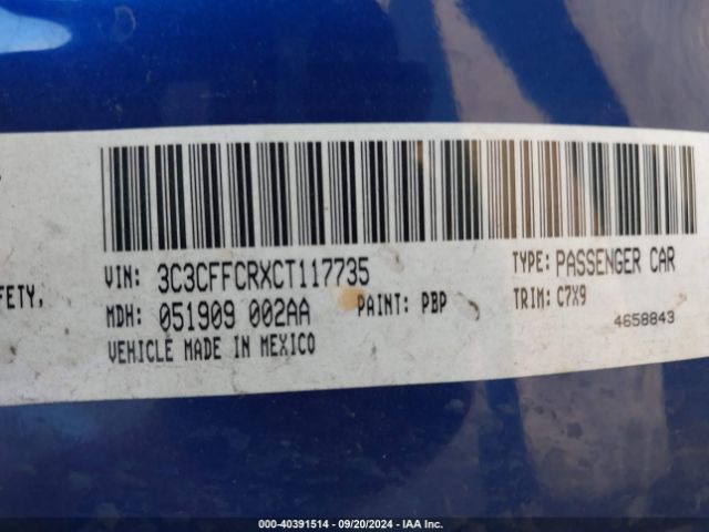 2012 FIAT 500 3C3CFFCRXCT117735 Photo 8
