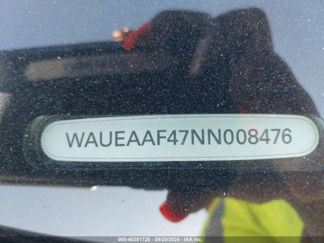 WAUEAAF47NN008476 Audi A4 Premium Plus 45 Tfsi S Line Quattro S Tronic