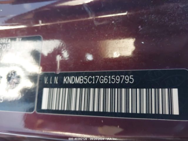 KNDMB5C17G6159795 KIA SEDONA LX