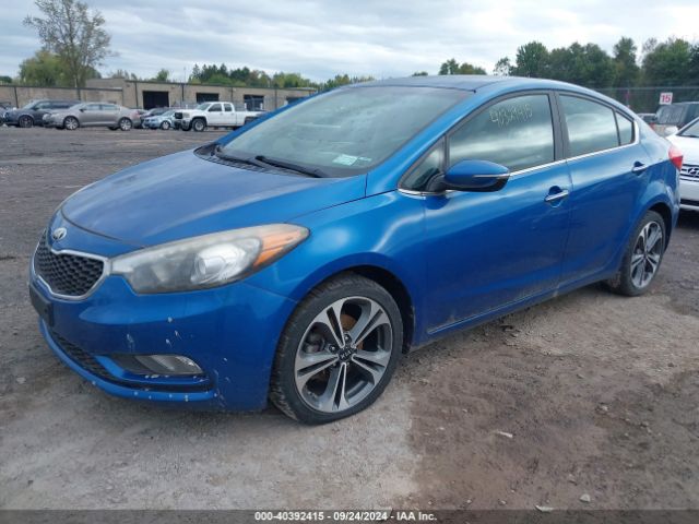 KNAFX4A82E5100822 KIA FORTE EX