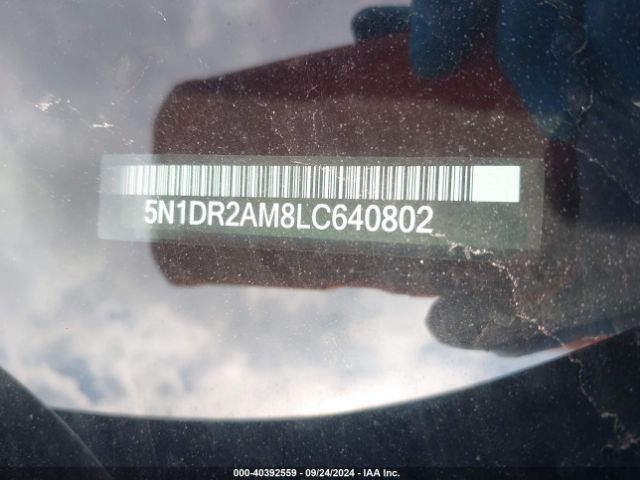 5N1DR2AM8LC640802 Nissan Pathfinder S 4wd