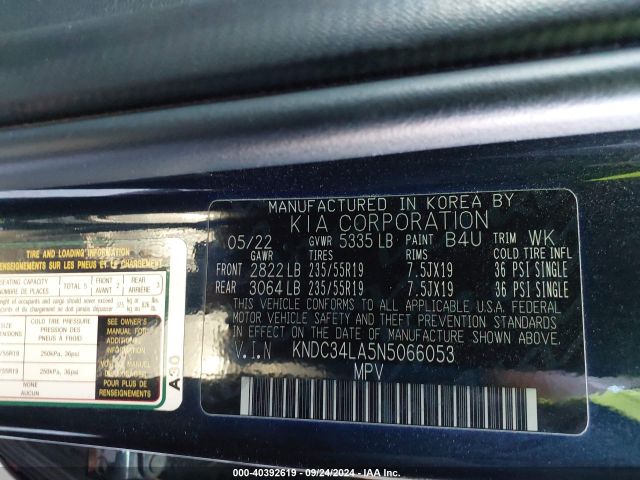 KNDC34LA5N5066053 KIA Ev6 Wind