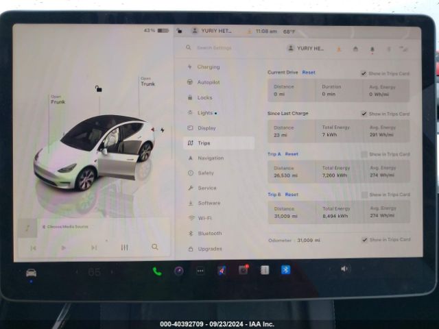 7SAYGDEE5PF712612 Tesla Model Y Awd/long Range Dual Motor All-wheel Drive