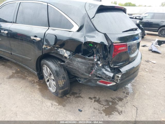 5FRYD4H47FB002116 Acura Mdx Technology Package