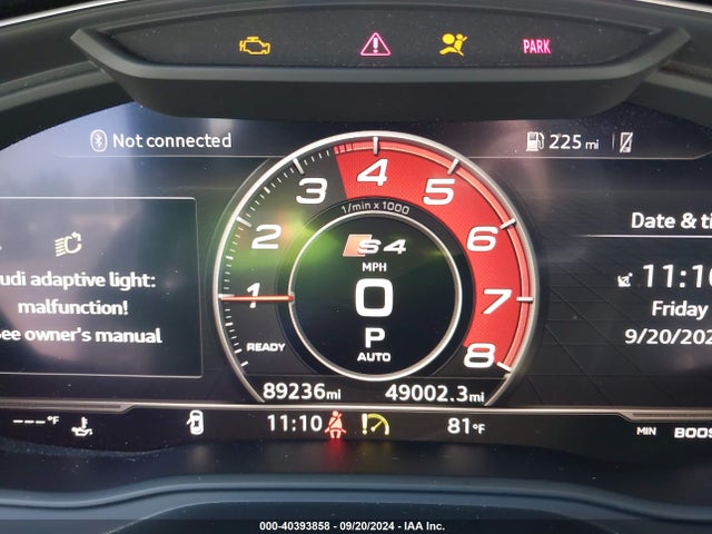 WAUB4AF40JA014843 Audi S4 3.0t Premium Plus