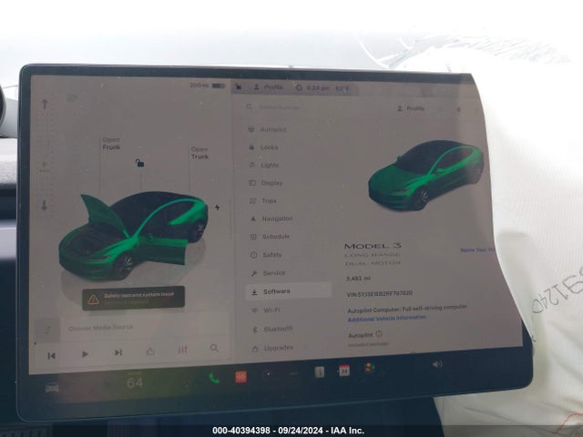 2024 TESLA MODEL 3 5YJ3E1EB2RF797820 Photo 6