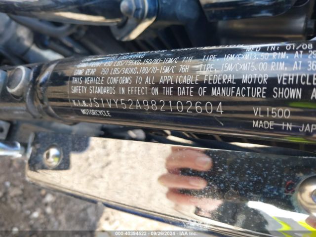 2008 SUZUKI VL1500 JS1VY52A982102604 Photo 9