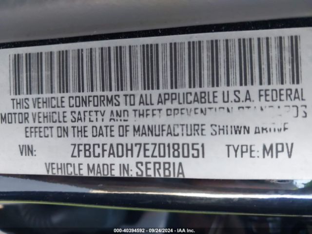 ZFBCFADH7EZ018051 Fiat 500L TREKKING