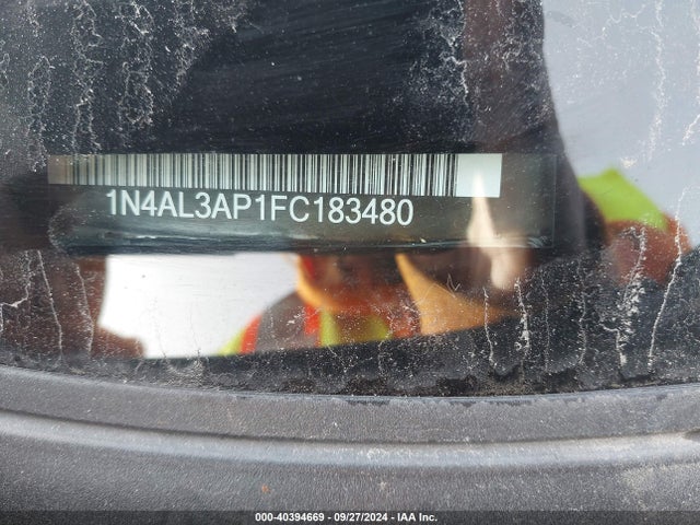 Nissan Altima 2.5 Sv 2015 1N4AL3AP1FC183480 Image 9